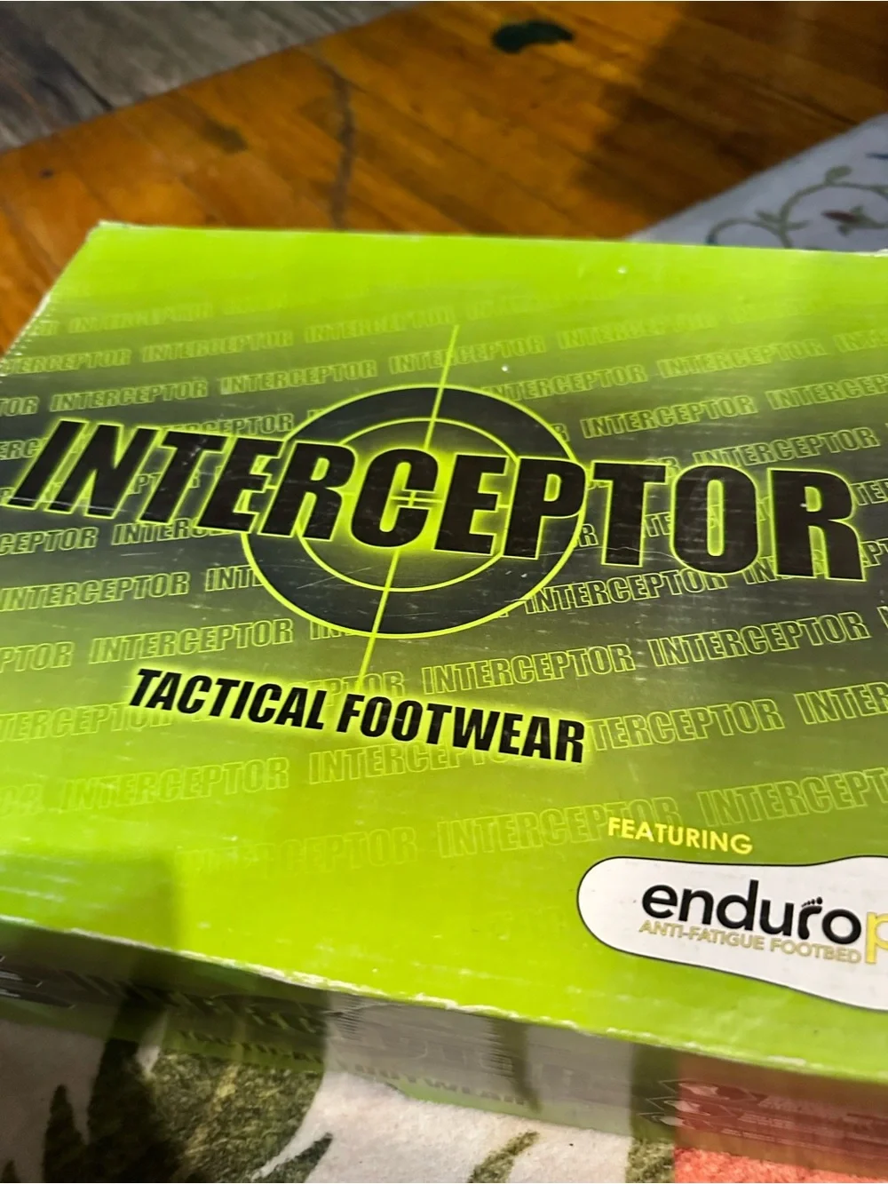 Interceptor Men's Black Lace-Up Tactical Boots